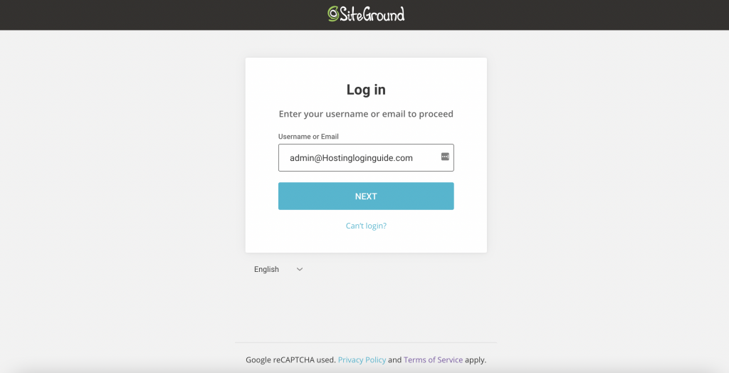 How To SiteGround Login WordPress?