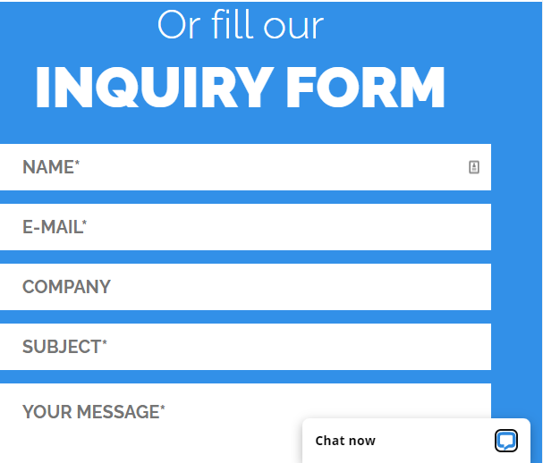 TMD Hosting support Inquiry form 
