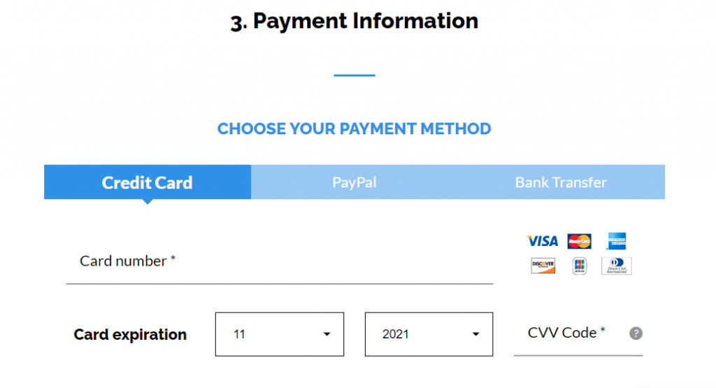 Order Hosting from TMD Hosting - Simple Steps-by-Step Guide 5 payment info