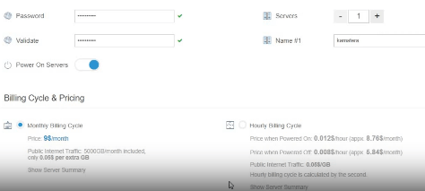 Kamatera Support 6 Fill in the required details