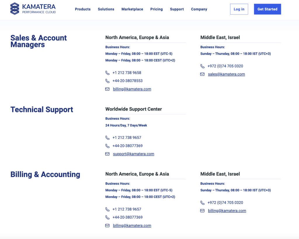 Kamatera Support 9 Kamatera’s Technical Support