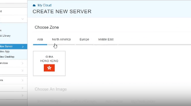 Kamatera Support 5 create a new server