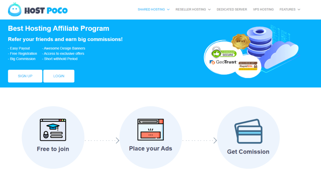 Affiliate Program in Hostpoco
