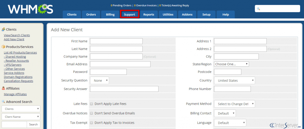 Interserver Login 5 interserver open ticket