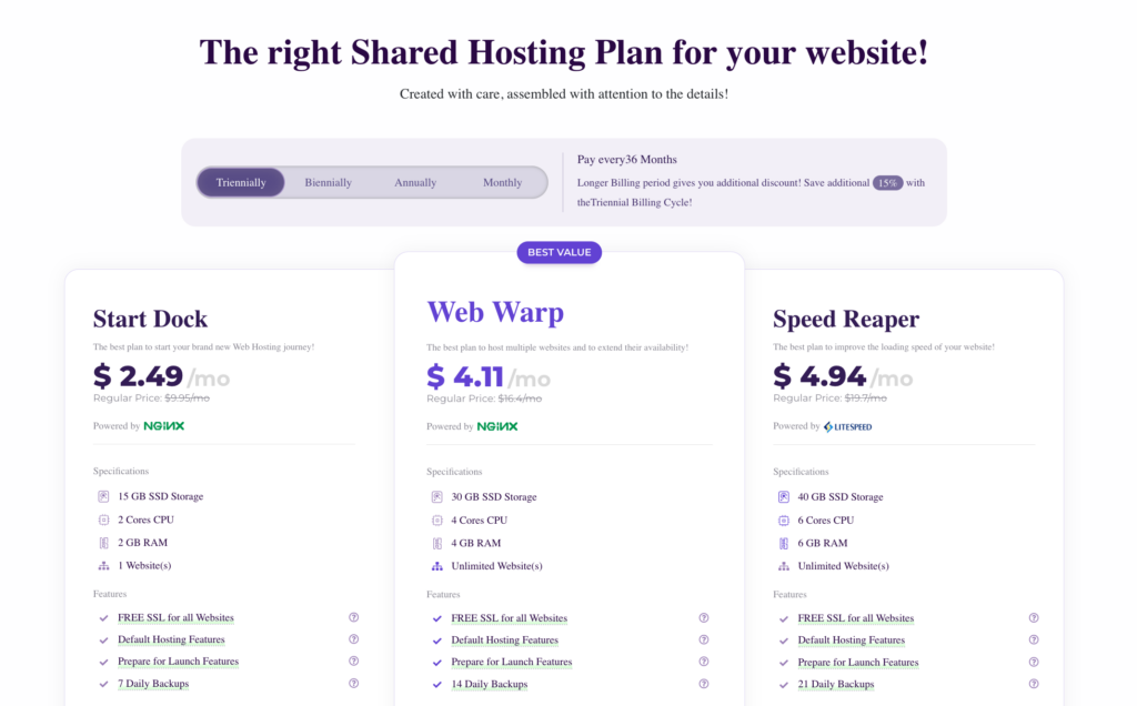 Order Hosting from HostArmada