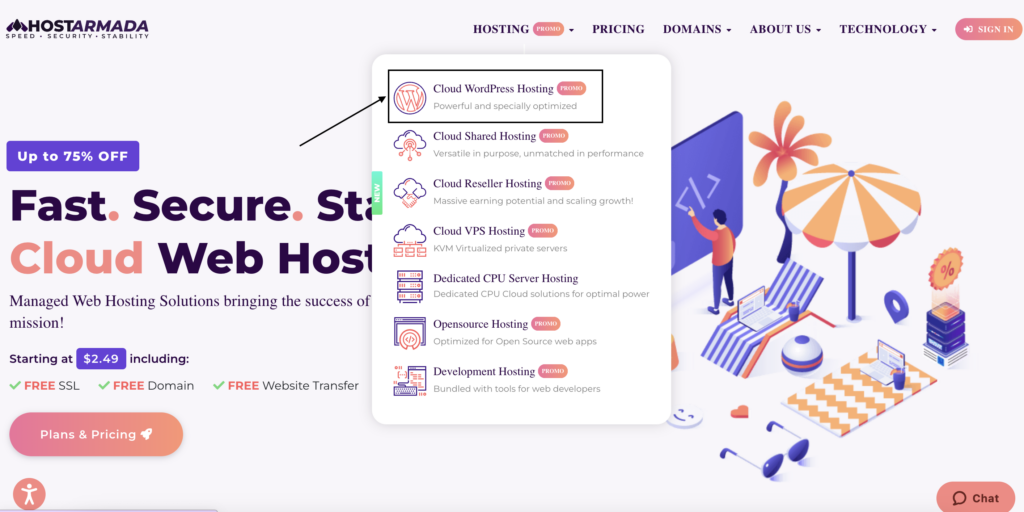 Order Cloud WordPress Hosting