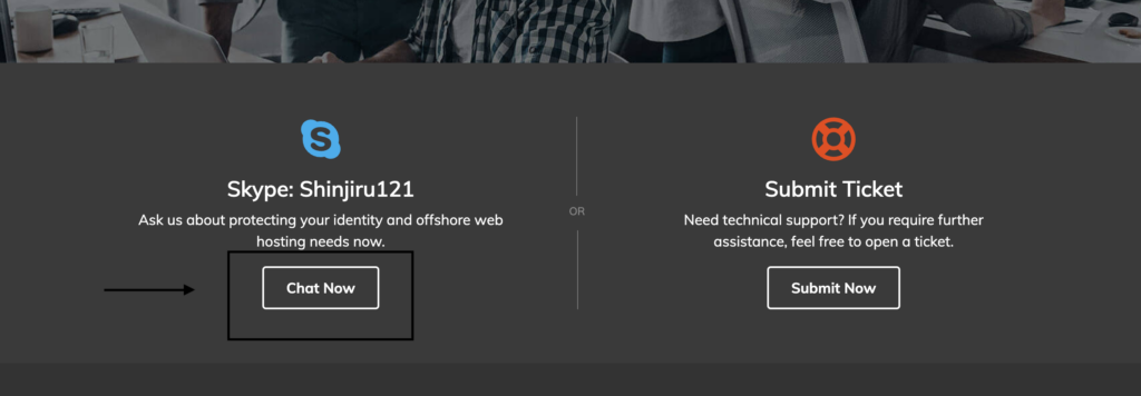 Shinjiru Support 14 Shinjiru Second Live Chat Option