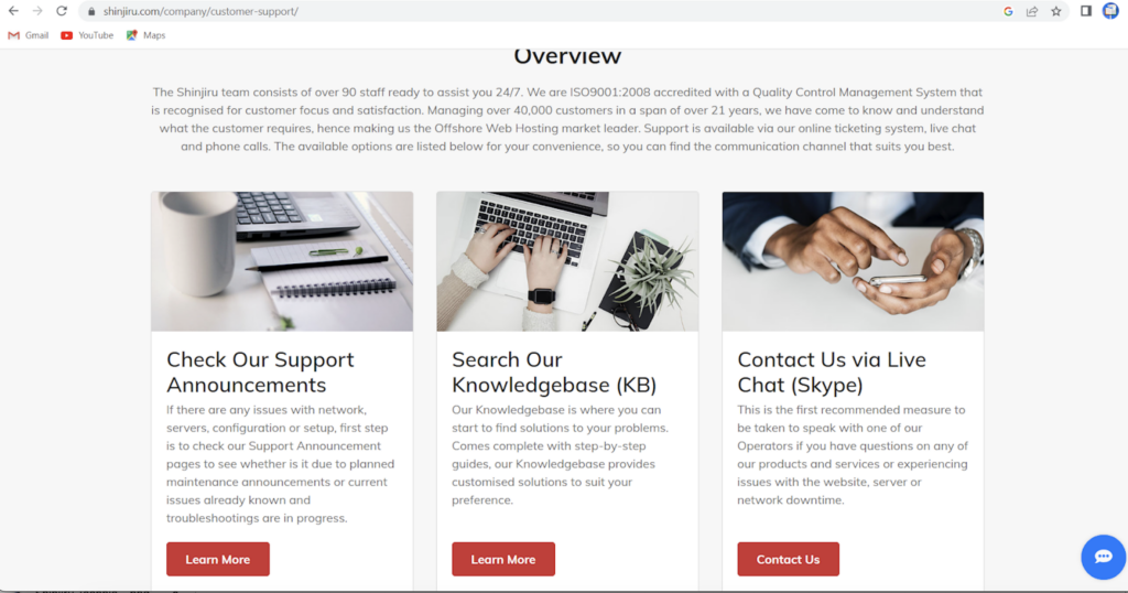 Shinjiru Support 10 Shinjiru Technical Support