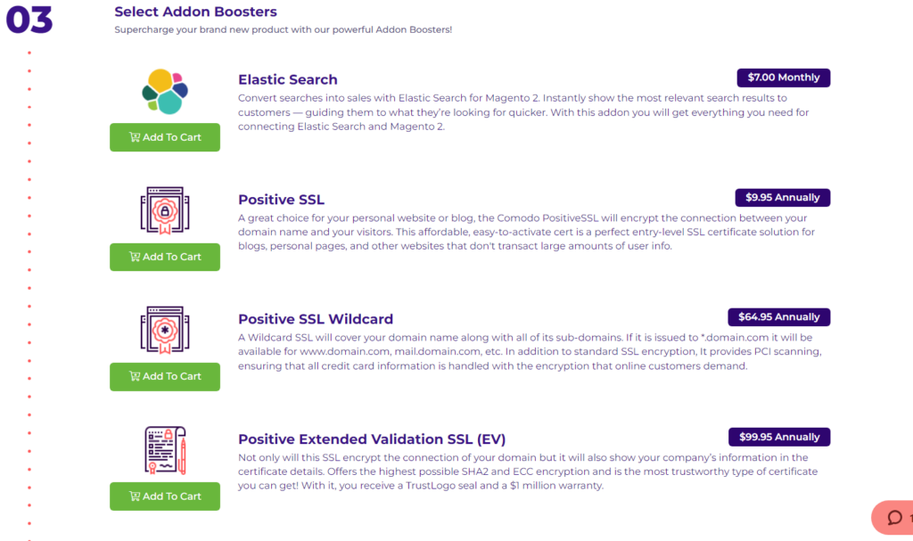 Order Hosting from HostArmada