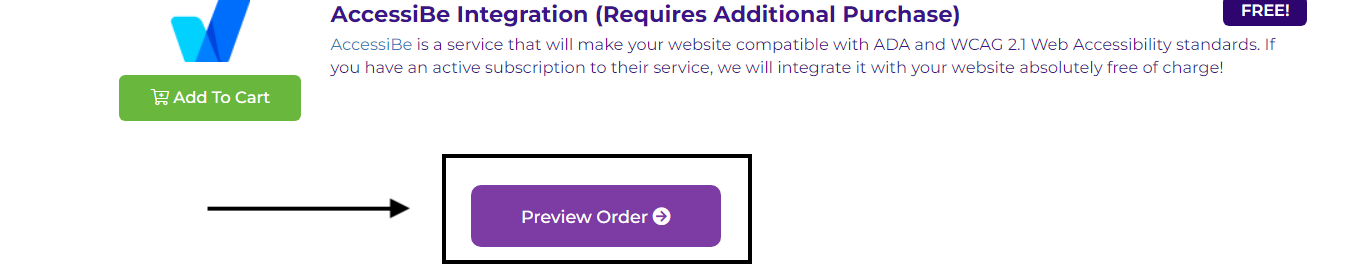preview order button