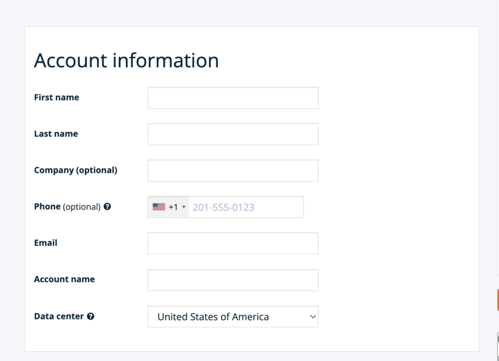 Account Information 