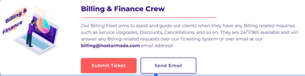 Hostarmada Billing crew