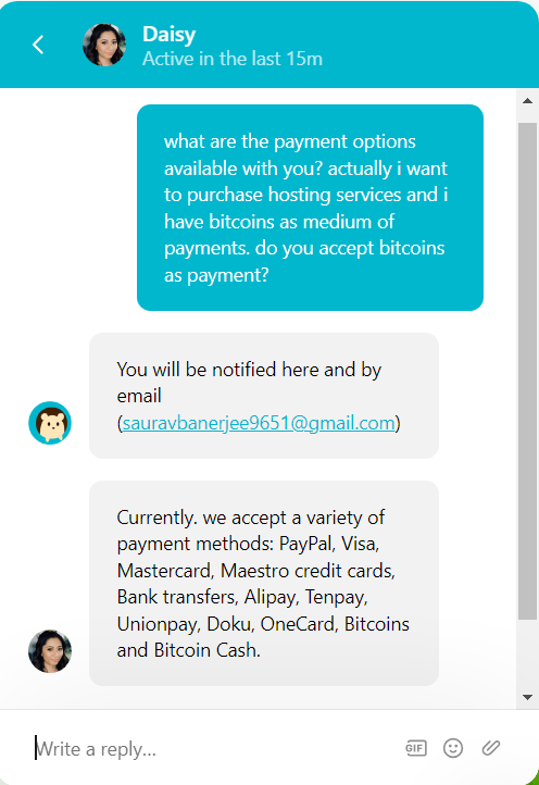 Hostens Support 3 Hostens Live chat