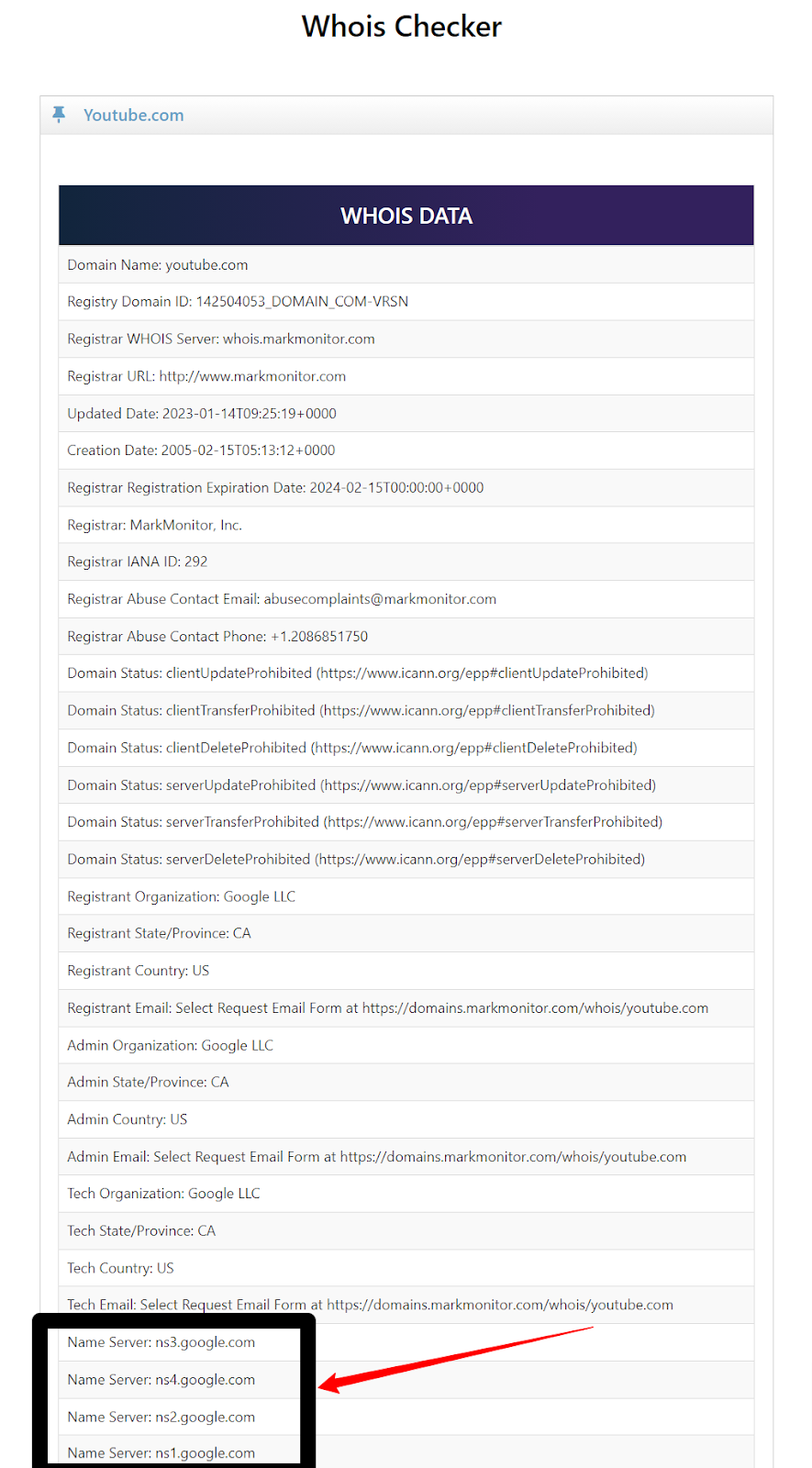 Hostens-Nameservers-Whois-Data