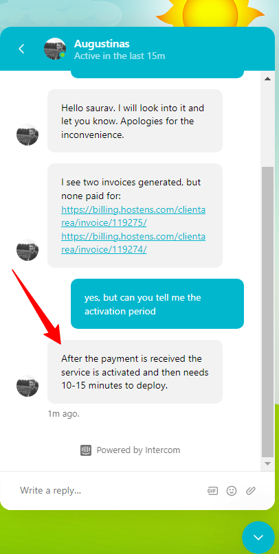 Order Hosting From Hostens 18 How much time does Hostens take to Activate my Order?