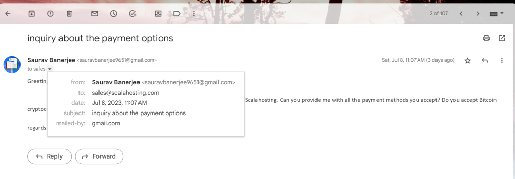 ScalaHosting Email Support
