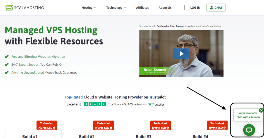 ScalaHosting Support
