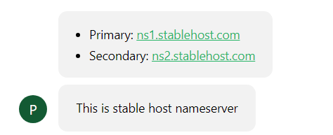 StableHost NamerServers