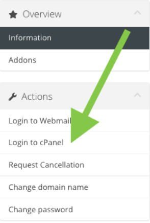 Stablehost login cpanel
