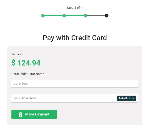 Stablehost paywith credit