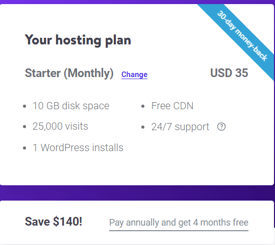 Summary of your order