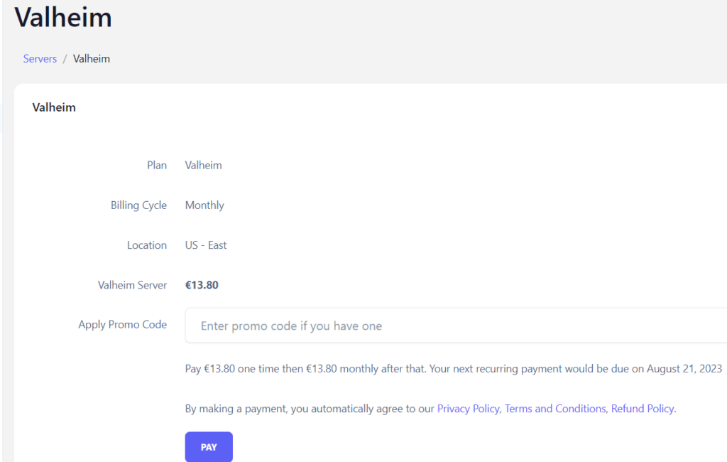 Valheim-game-server-payment