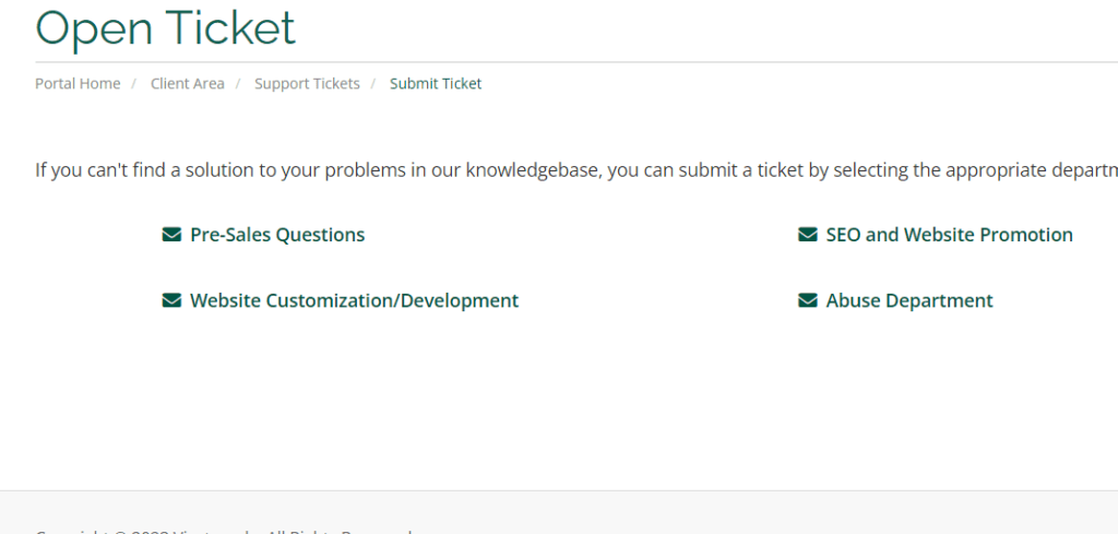 ViceTemple Open Tiket
