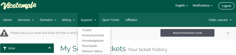 ViceTemple Support 15 Vicetemple-Ticket support