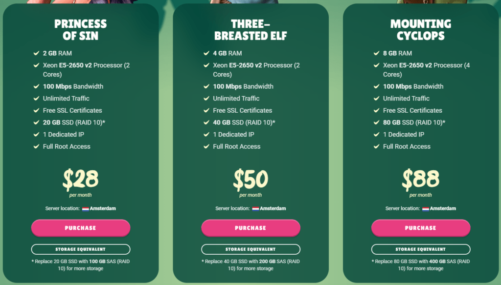 Vicetemple vps plans