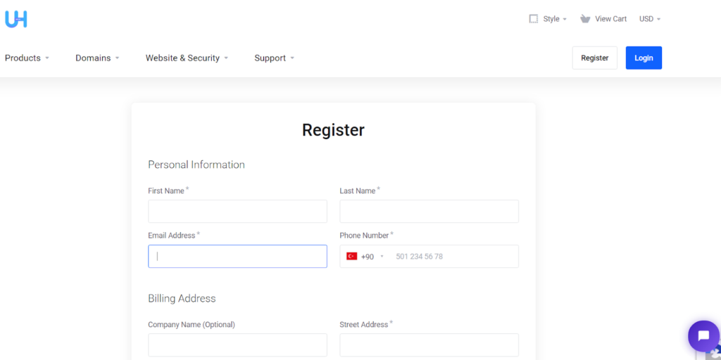 UltaHost Login 3 register a ultahost account