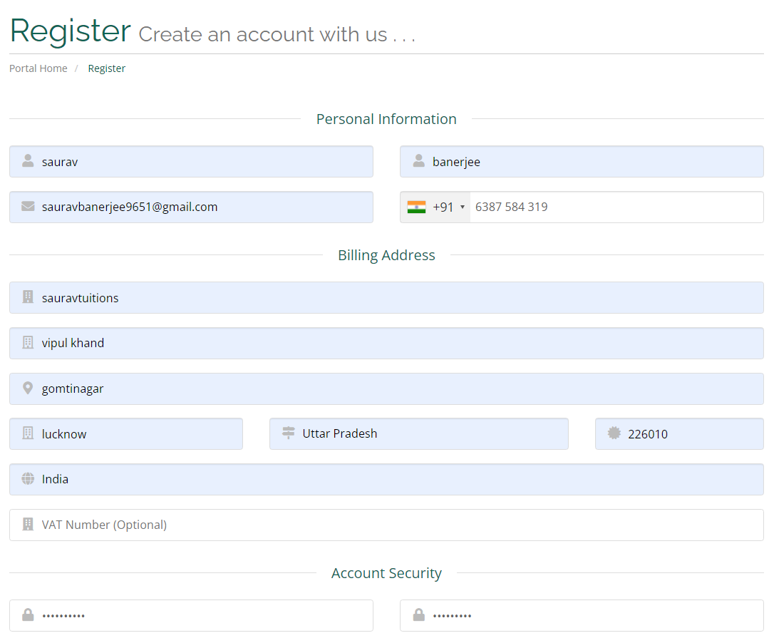 ViceTemple Login 5 registration process