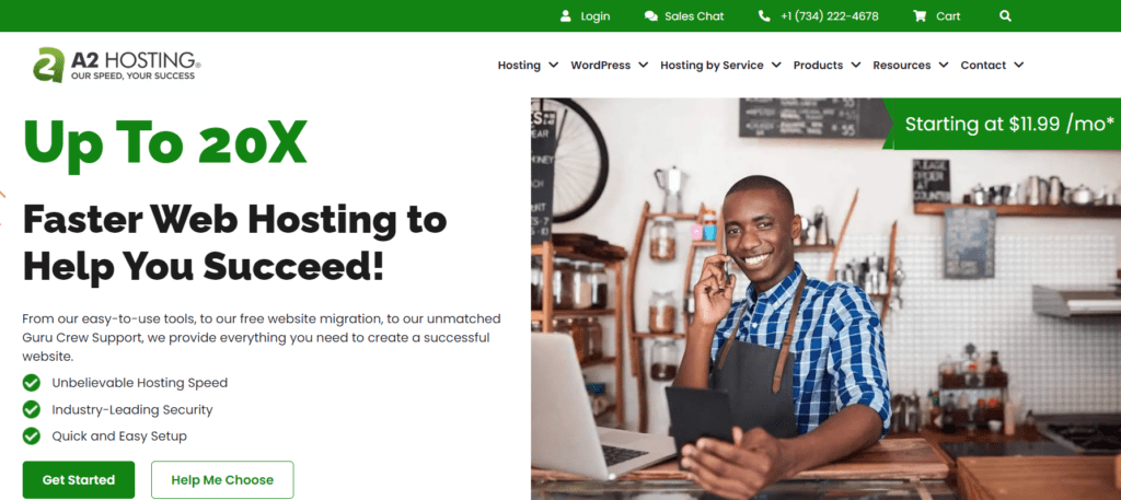A2 hosting Dashboard