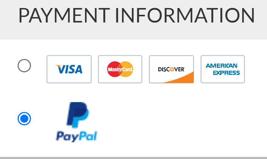 Bluehost Payment option