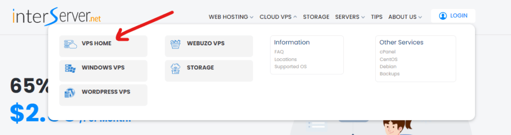 Order VPS Hosting From Interserver