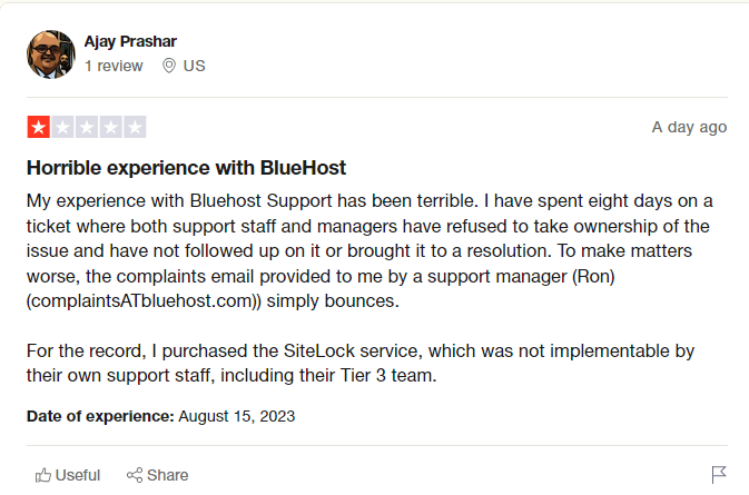 Wasn’t able to resolve issues