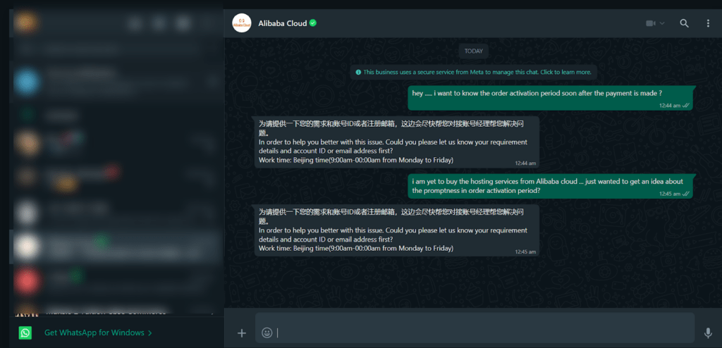 Alibaba Cloud Support