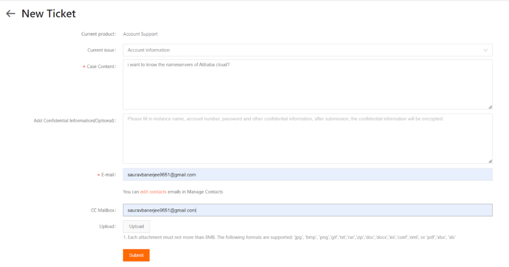 Alibaba-Cloud-Ticket-Support
