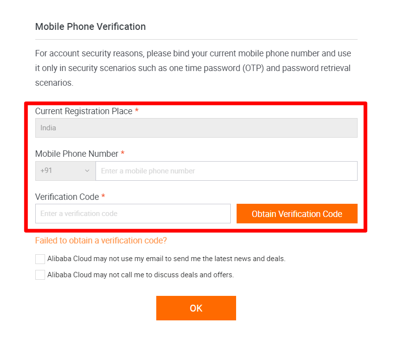 Confirm and verify your phone number