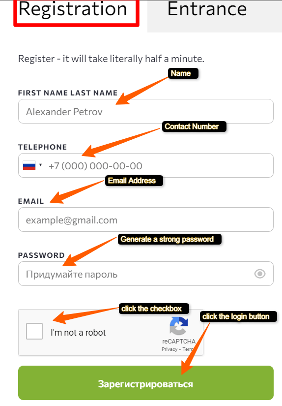 FirstVDS registration