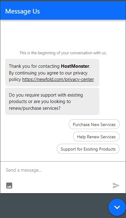 HostMonster Support 3 HostMonster Live Chat