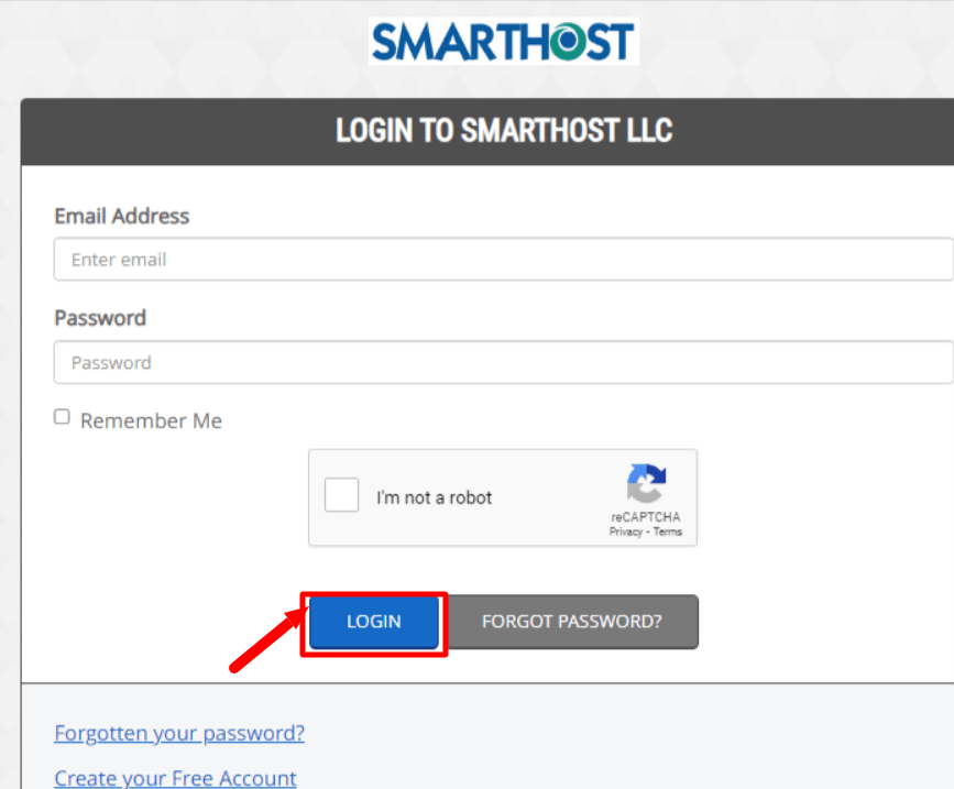 How to login SmartHost