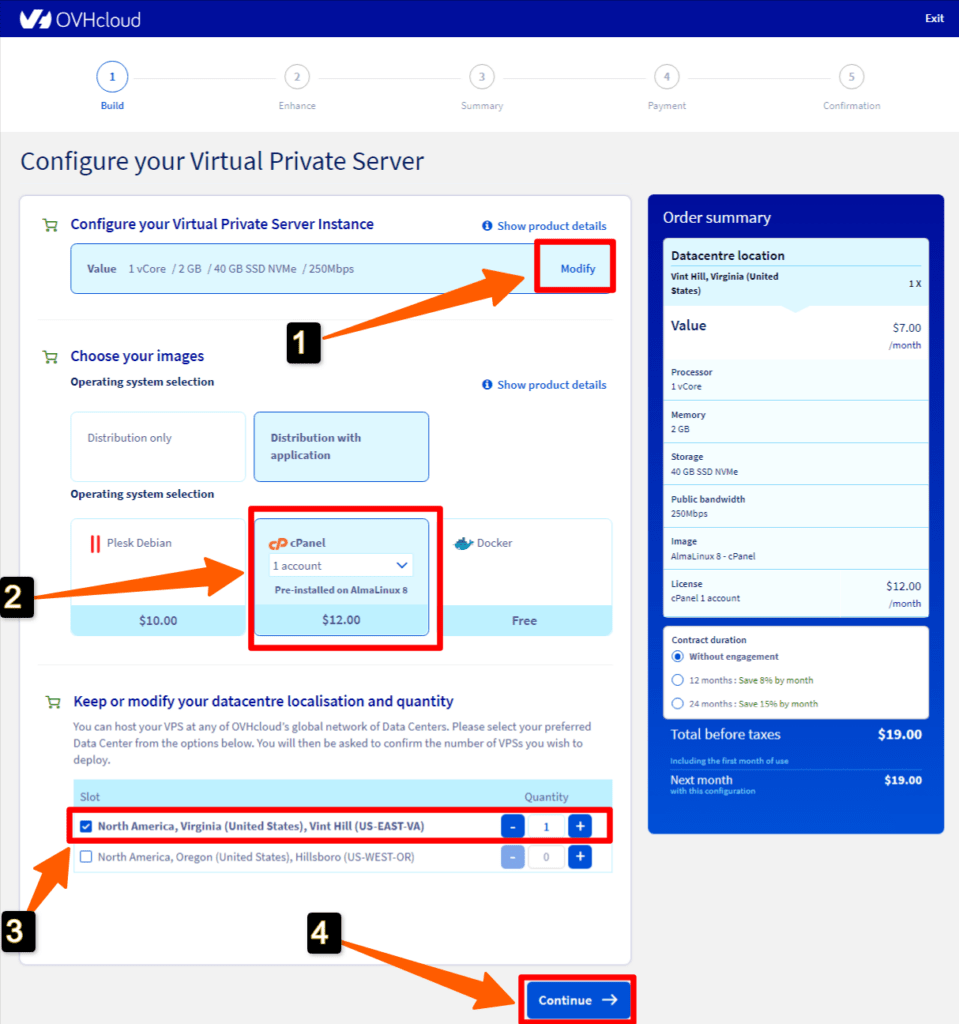  Order Hosting From OVHCloud