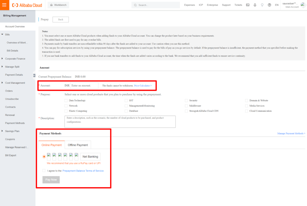 Your dashboard is displayed