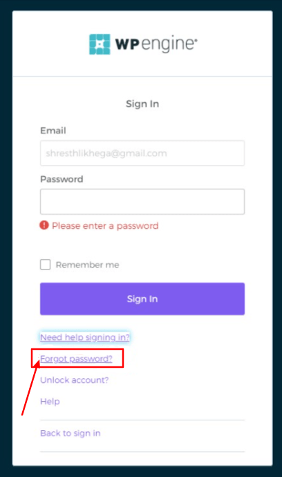Getflywheel Login 7 getflywheel-WP-login-forget-password