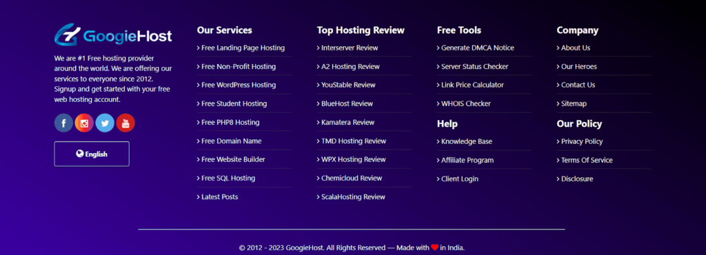 DomainRacer NameServers 9 DomainRacer Googiehost