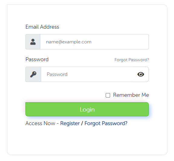 DomainRacer Login 3 DomainRacer registration
