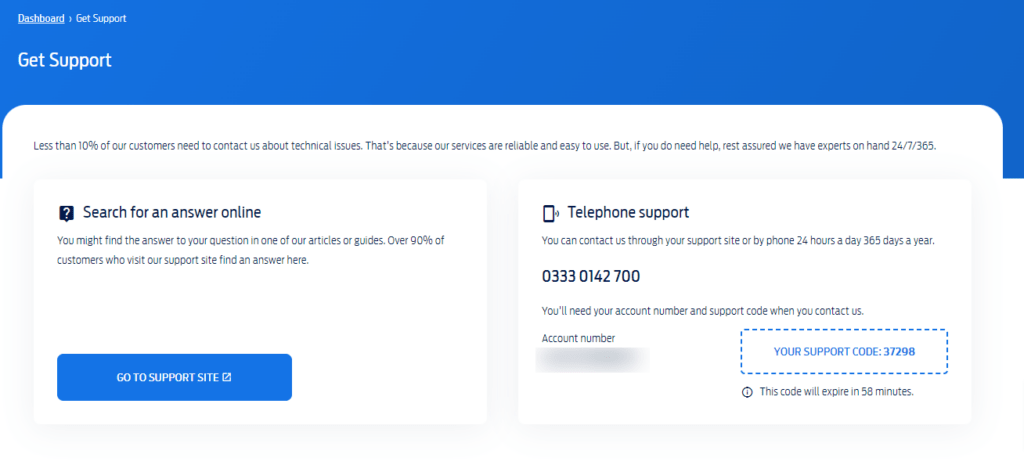 Fasthost-call-support