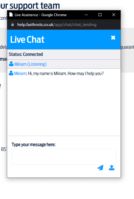 Fasthost-livechat