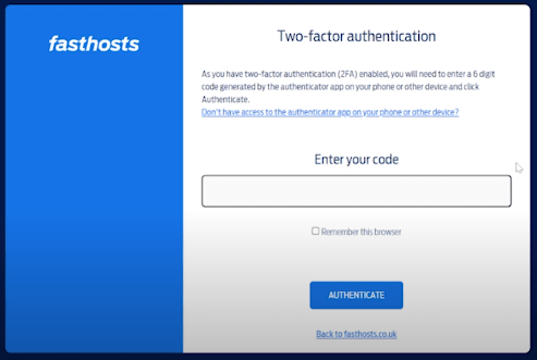 two-factor authentication