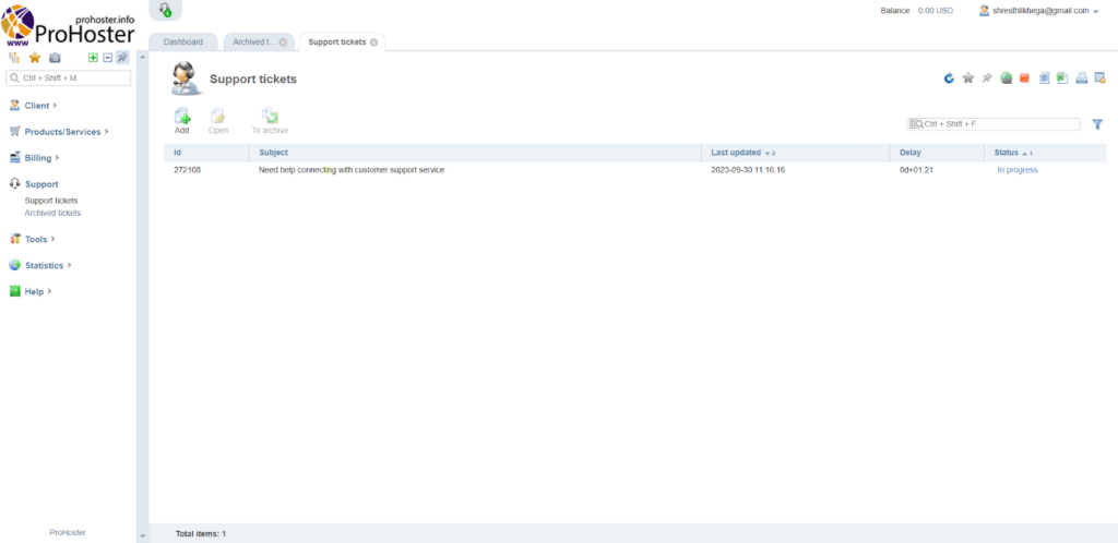 prohoster chat replies